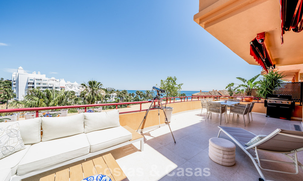 Appartementen met zeezicht te koop in Riviera Andaluza op wandelafstand van Estepona centrum 806488