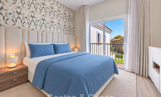Eigentijds, luxe duplex penthouse te koop in een resort-achtig complex in mediterrane stijl in El Paraiso, Marbella - Benahavis 807383 