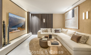Gloednieuwe, ultramoderne luxevilla met panoramisch zeezicht te koop aan de oostkant van Marbella centrum 807457 