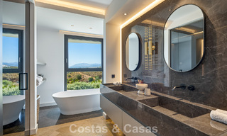 Gloednieuwe, ultramoderne luxevilla met panoramisch zeezicht te koop aan de oostkant van Marbella centrum 807487 