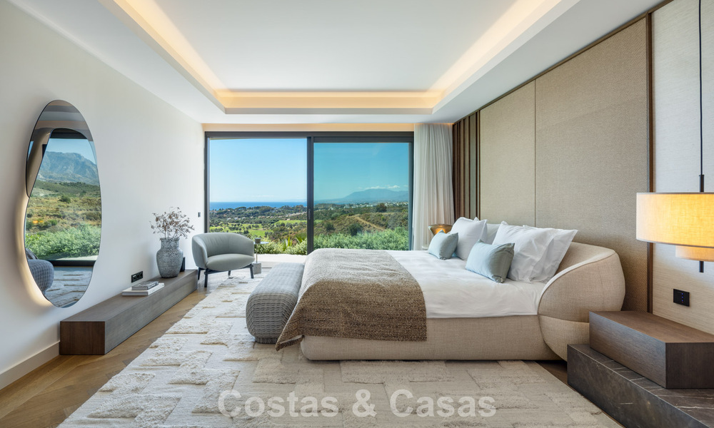 Gloednieuwe, ultramoderne luxevilla met panoramisch zeezicht te koop aan de oostkant van Marbella centrum 807488