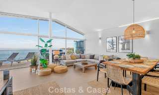 Exclusief hoekpenthouse met panoramisch zeezicht te koop in El Higueron Resort, Benalmadena, Costa del Sol 807386 