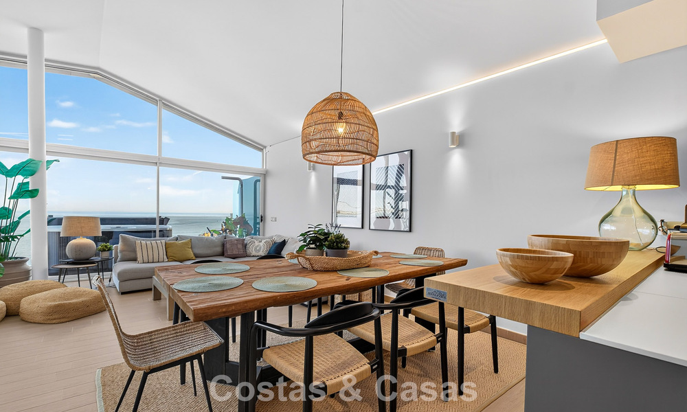 Exclusief hoekpenthouse met panoramisch zeezicht te koop in El Higueron Resort, Benalmadena, Costa del Sol 807390
