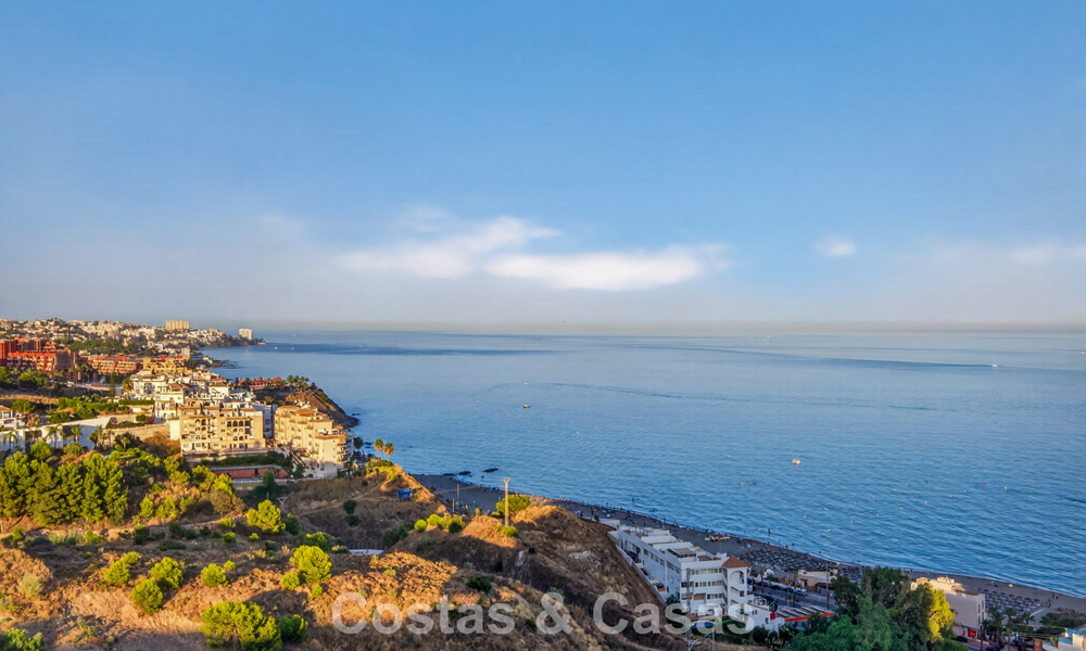 Exclusief hoekpenthouse met panoramisch zeezicht te koop in El Higueron Resort, Benalmadena, Costa del Sol 807402