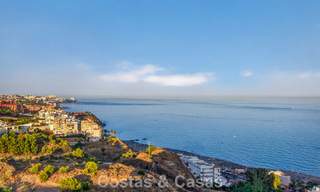 Exclusief hoekpenthouse met panoramisch zeezicht te koop in El Higueron Resort, Benalmadena, Costa del Sol 807402 