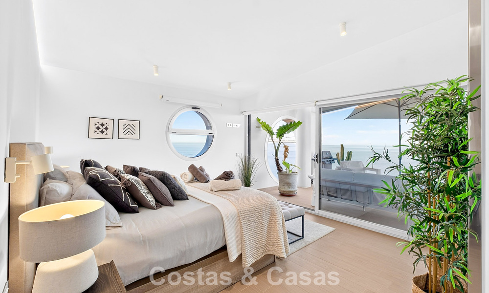 Exclusief hoekpenthouse met panoramisch zeezicht te koop in El Higueron Resort, Benalmadena, Costa del Sol 807407