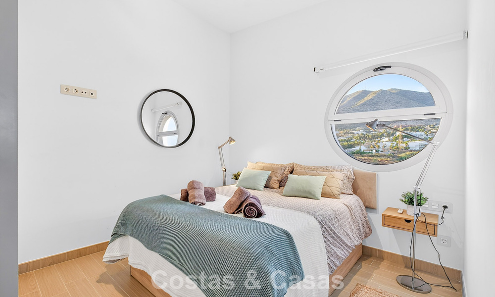 Exclusief hoekpenthouse met panoramisch zeezicht te koop in El Higueron Resort, Benalmadena, Costa del Sol 807412