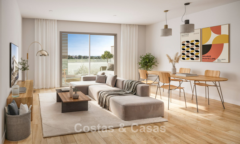 Moderne nieuwbouwappartementen te koop op loopafstand van het strand en het centrum van San Pedro, Marbella 807194