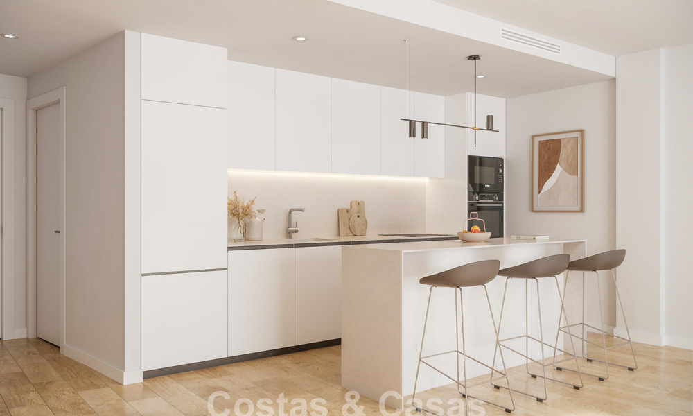 Moderne nieuwbouwappartementen te koop op loopafstand van het strand en het centrum van San Pedro, Marbella 807195