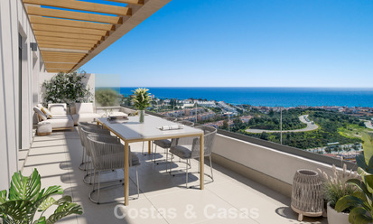 Nieuwe luxe appartementen met schitterend zeezicht te koop in La Cala de Mijas, Costa del Sol 807580