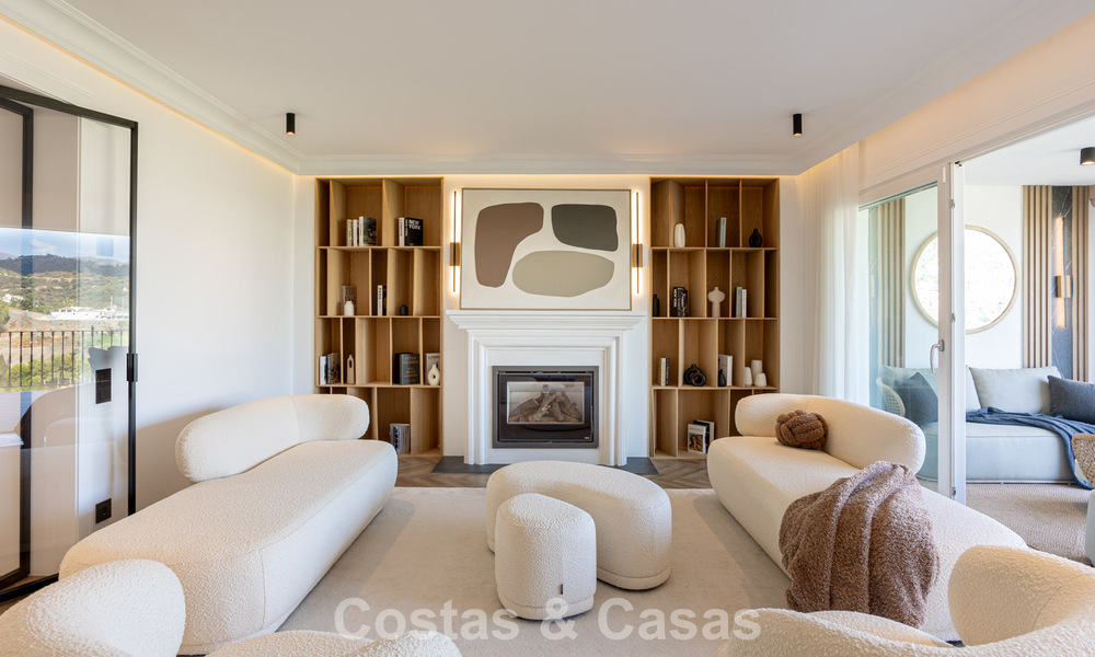 Gemoderniseerd halfvrijstaand herenhuis met panoramisch uitzicht te koop in de heuvels van Marbella - Benahavis 807614