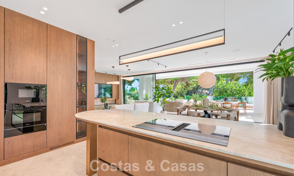 Exclusieve moderne nieuwbouwvilla met panoramisch uitzicht te koop op de befaamde Golden Mile van Marbella 807776