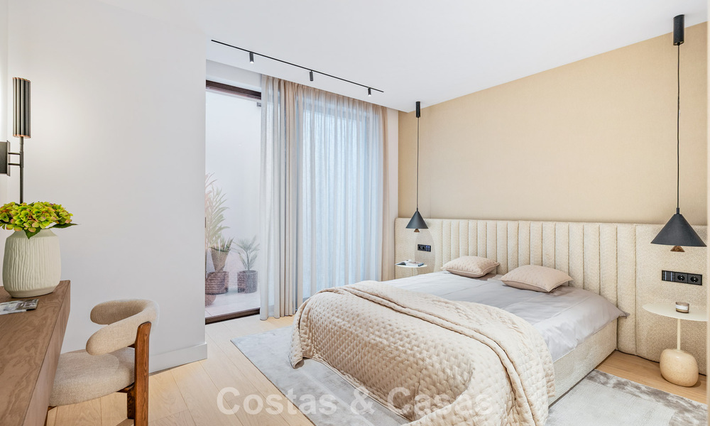 Exclusieve moderne nieuwbouwvilla met panoramisch uitzicht te koop op de befaamde Golden Mile van Marbella 807823
