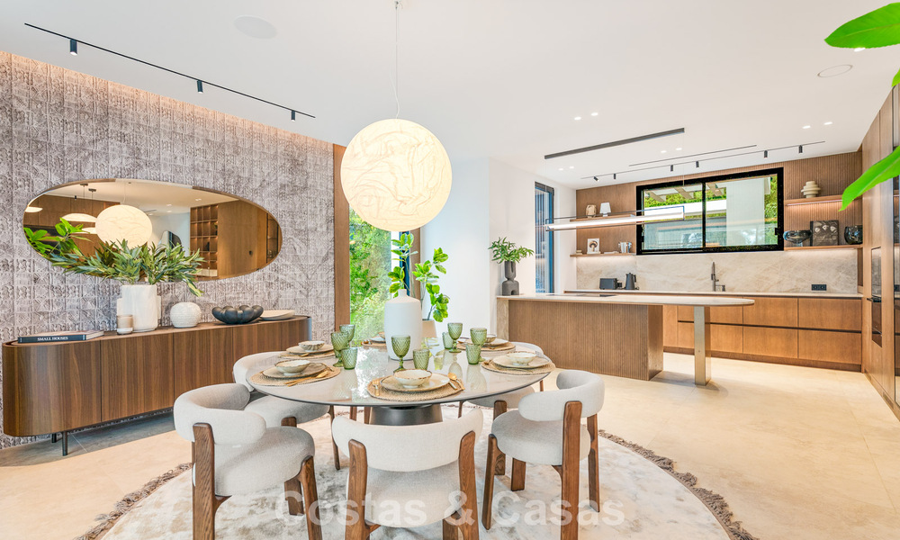 Exclusieve moderne nieuwbouwvilla met panoramisch uitzicht te koop op de befaamde Golden Mile van Marbella 807839