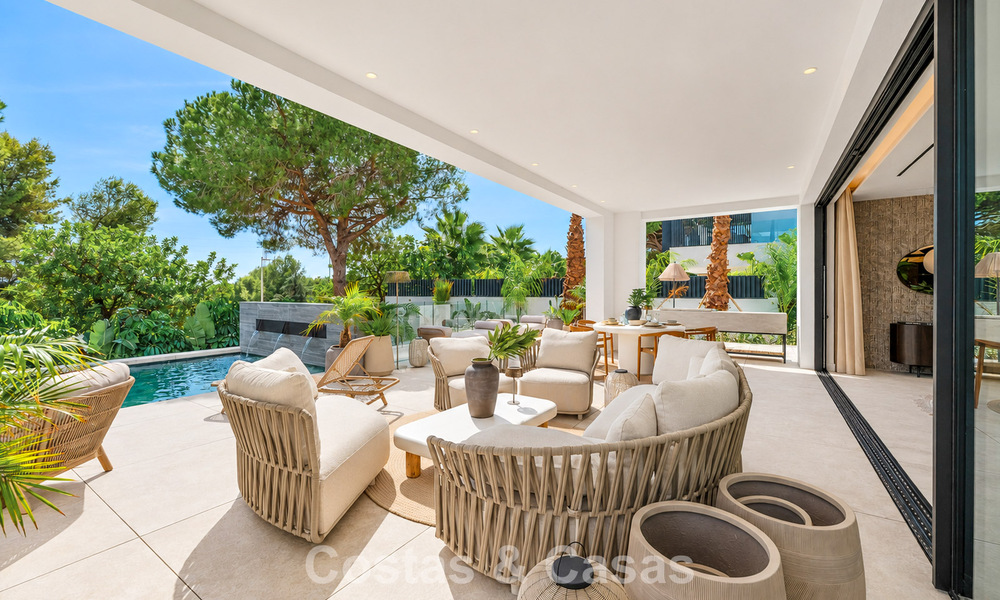 Exclusieve moderne nieuwbouwvilla met panoramisch uitzicht te koop op de befaamde Golden Mile van Marbella 807855
