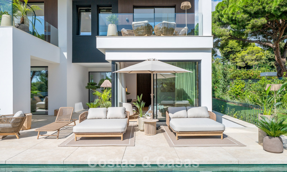 Exclusieve moderne nieuwbouwvilla met panoramisch uitzicht te koop op de befaamde Golden Mile van Marbella 807859