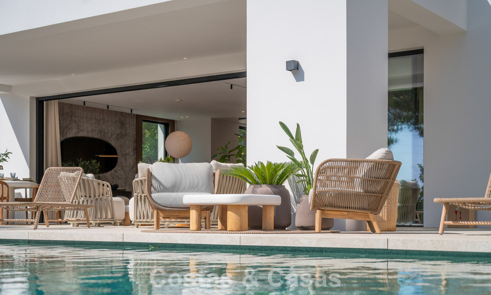 Exclusieve moderne nieuwbouwvilla met panoramisch uitzicht te koop op de befaamde Golden Mile van Marbella 807879
