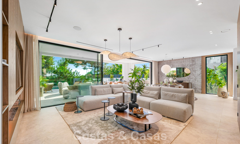 Exclusieve moderne nieuwbouwvilla met panoramisch uitzicht te koop op de befaamde Golden Mile van Marbella 807886
