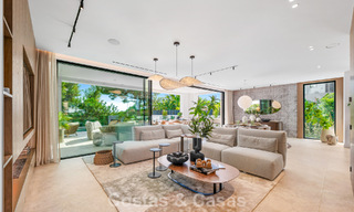 Exclusieve moderne nieuwbouwvilla met panoramisch uitzicht te koop op de befaamde Golden Mile van Marbella 807886 
