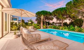 Exclusieve moderne nieuwbouwvilla met panoramisch uitzicht te koop op de befaamde Golden Mile van Marbella 807933 