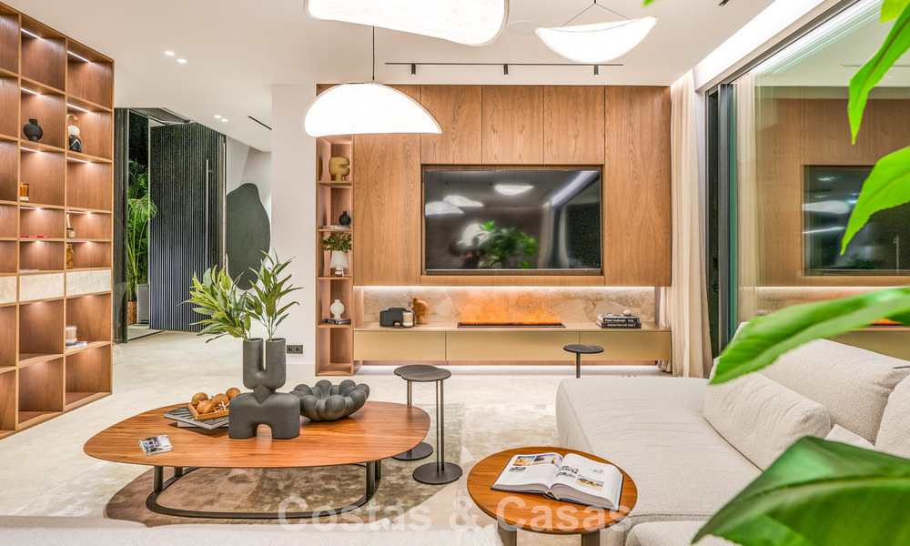 Exclusieve moderne nieuwbouwvilla met panoramisch uitzicht te koop op de befaamde Golden Mile van Marbella 807939