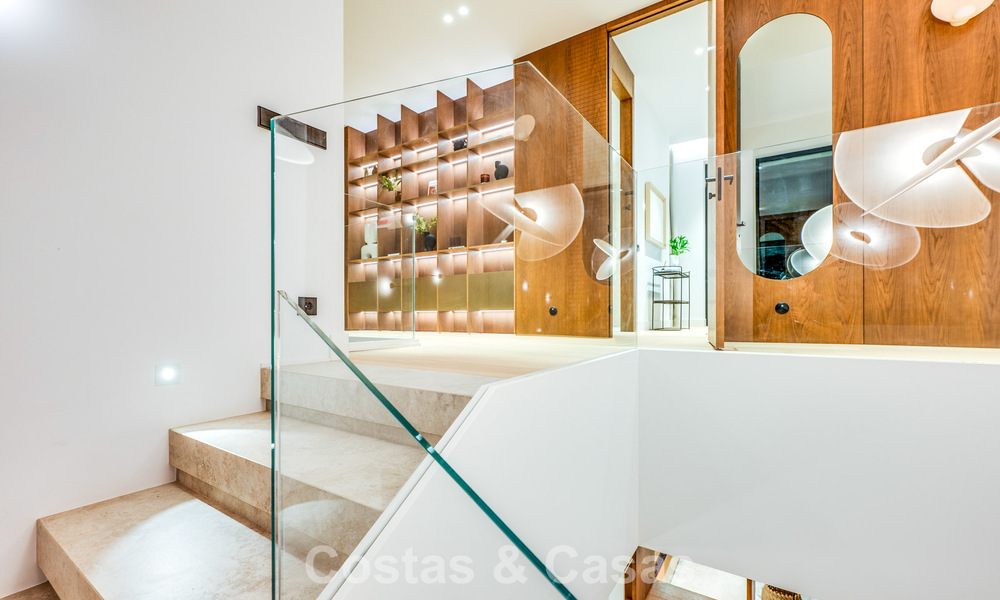 Exclusieve moderne nieuwbouwvilla met panoramisch uitzicht te koop op de befaamde Golden Mile van Marbella 807943