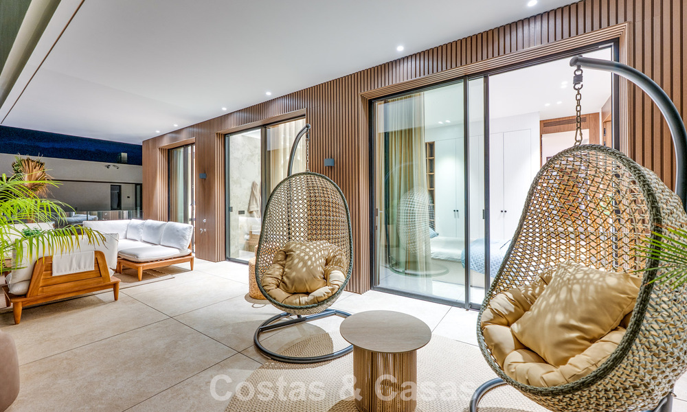 Exclusieve moderne nieuwbouwvilla met panoramisch uitzicht te koop op de befaamde Golden Mile van Marbella 807949