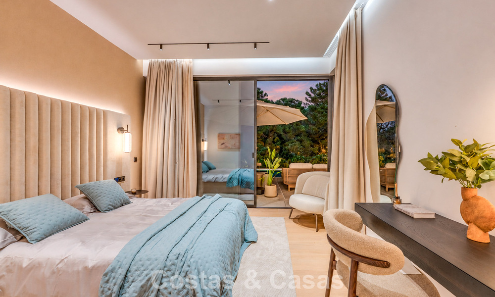 Exclusieve moderne nieuwbouwvilla met panoramisch uitzicht te koop op de befaamde Golden Mile van Marbella 807959