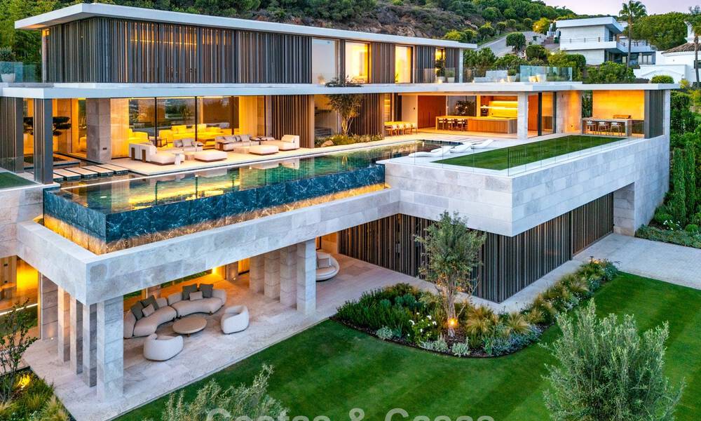Vooruitstrevende nieuwbouwvilla te koop met spectaculaire vergezichten in La Reserva Club in Sotogrande, Costa del Sol 807915