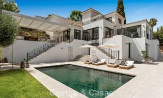 Gemoderniseerde villa met eigentijds-mediterrane bouwstijl te koop in Nueva Andalucia’s golfvallei, Marbella 807965 
