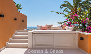 Luxe duplex penthouse met panoramisch uitzicht te koop in Nueva Andalucia’s golfvallei, Marbella 808066 