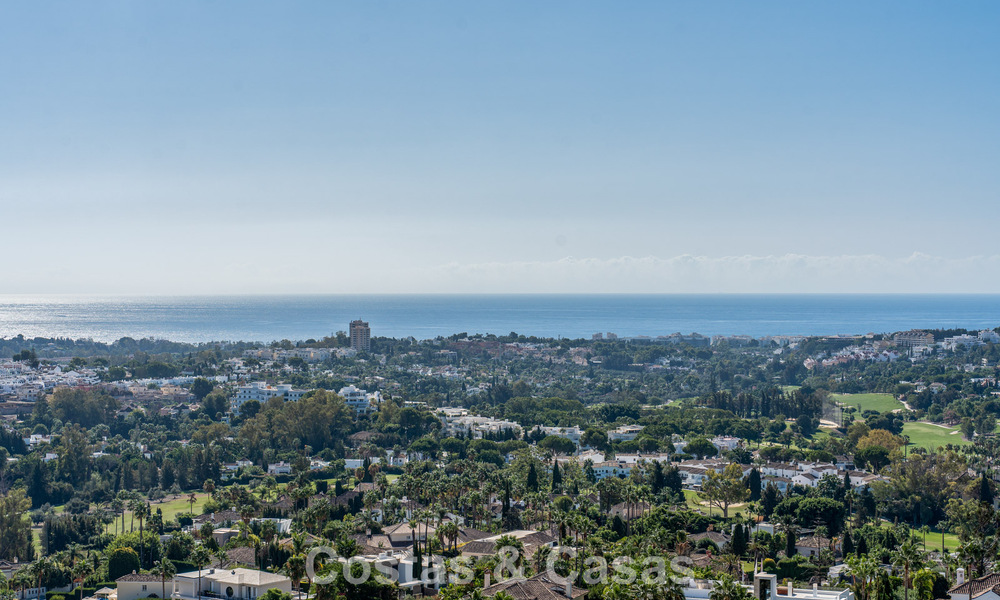 Luxe duplex penthouse met panoramisch uitzicht te koop in Nueva Andalucia’s golfvallei, Marbella 808072