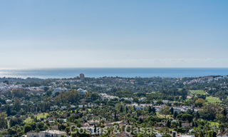 Luxe duplex penthouse met panoramisch uitzicht te koop in Nueva Andalucia’s golfvallei, Marbella 808072 
