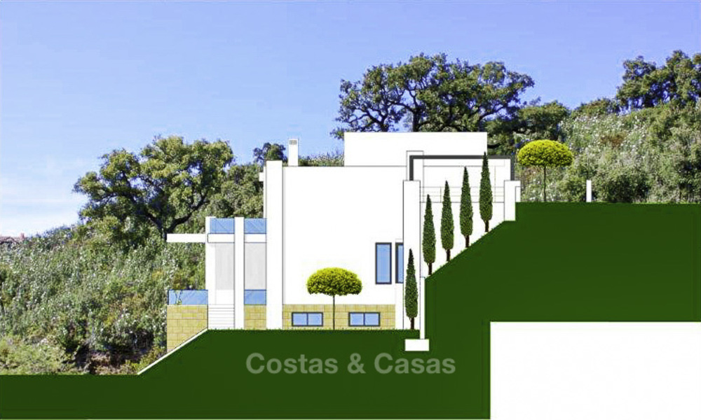 Moderne nieuwe luxe villa te koop in Marbella met onbelemmerd panoramisch zeezicht 15819