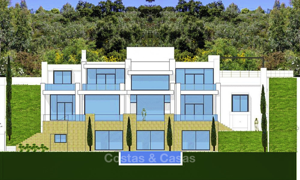 Moderne nieuwe luxe villa te koop in Marbella met onbelemmerd panoramisch zeezicht 15821