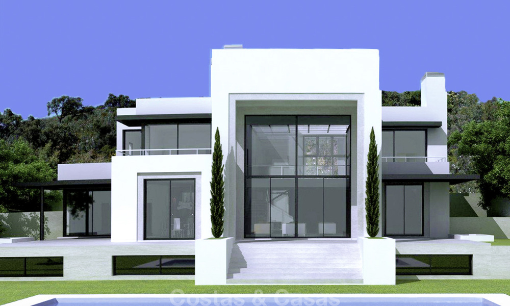 Moderne nieuwe luxe villa te koop in Marbella met onbelemmerd panoramisch zeezicht 15824