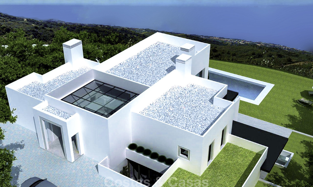 Moderne nieuwe luxe villa te koop in Marbella met onbelemmerd panoramisch zeezicht 15825