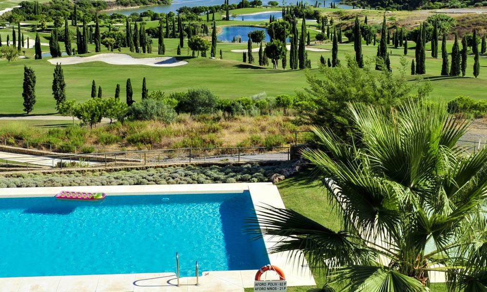 Moderne luxe eerstelijnsgolf appartementen met schitterend golf- en zeezicht te koop in Marbella - Benahavis 23907