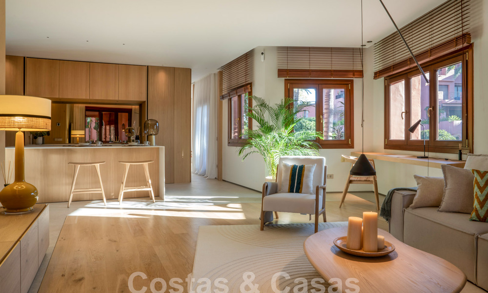 Exclusieve eerstelijnsstrand appartementen te koop, New Golden Mile, tussen Marbella en Estepona stad 795438